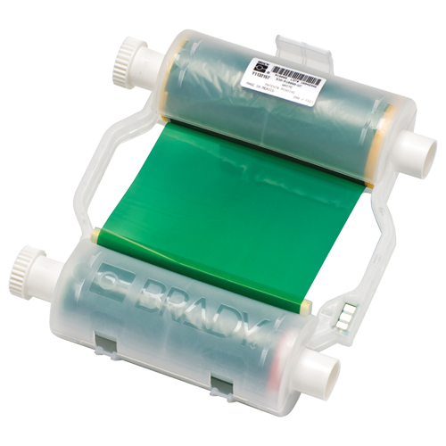 Brady B30-R10000-GN B30 Series R10000 Printer Ribbon, 4.33" x 200', Green