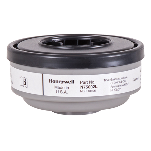 PIP Global Safety N75002L North&reg; N Series Respirator Cartridges, Gas/Vapour Cartridge, Acid Gas