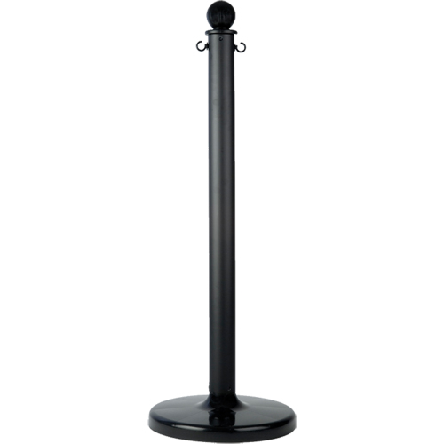 Mr. Chain 96403 Stanchions, 40" High, Black