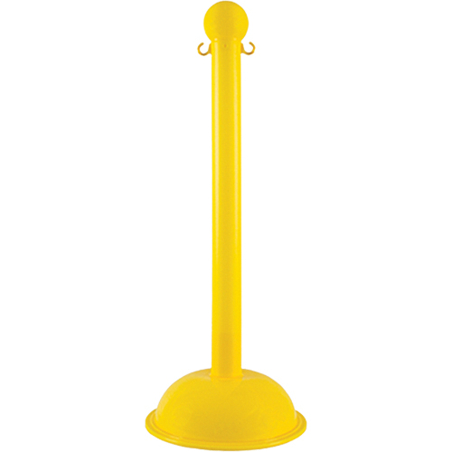 Mr. Chain 99902 Colonnettes, Hauteur de 41", Jaune