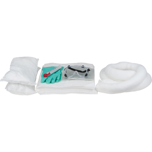 Zenith Safety Products SEI888 Premium 10-Gallon Vehicle Spill Replacement Kit, Oil Only