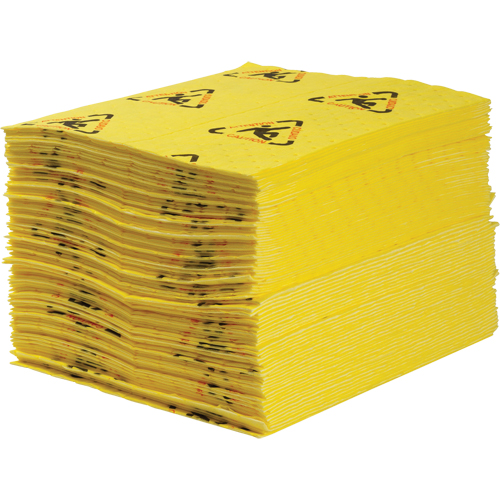 SPC CH100 Maxx Chemical Sorbents, Hazmat, 15" x 19", 30 gal. Absorbancy