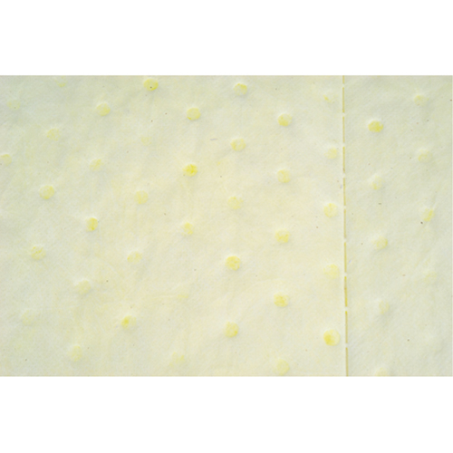 Produits de sécurité Zenith SEI992 Feuilles absorbantes lamin&eacute;es (SMS) de premi&egrave;re qualit&eacute;, Mati&egrave;res dangereuses, 15" x 17", 30 gal. d'absorption