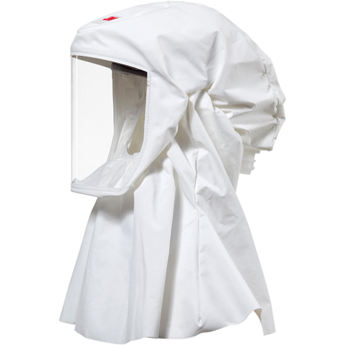 3M S-533L Cagoule Versaflo de haute durabilit&eacute; avec coiffe int&eacute;gr&eacute;e, Grand/Moyen, Coiffe souple, Bavette Simple