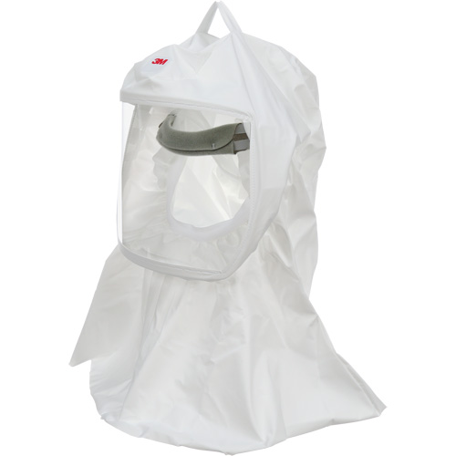 3M S-533L Cagoule Versaflo de haute durabilit&eacute; avec coiffe int&eacute;gr&eacute;e, Grand/Moyen, Coiffe souple, Bavette Simple