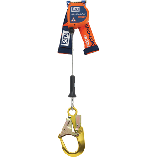 3M DBI Sala Protection Contre Les Chutes 3500251 C&acirc;ble de s&eacute;curit&eacute; autor&eacute;tractable pour rebord Nano-Lok, 8', Acier inoxydable, Stationnaire