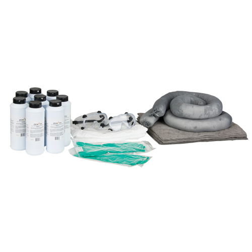 Zenith Safety Products SEJ865 20-Gallon Caustic Replacement Kit, Hazmat