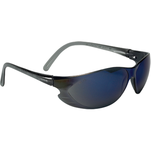 WASIP LTD. W20807 Blue Mirror Safety Glasses, Blue/Mirror Lens, Anti-Scratch, Meets/Exceeds CSA Z94.3