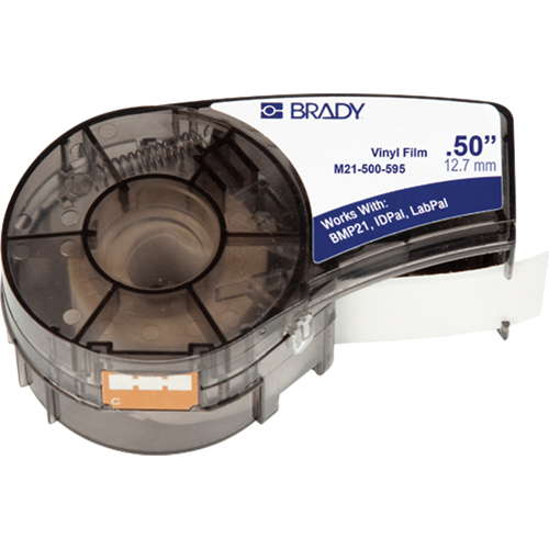 Brady M21-500-595-BK Cartridges BMP&reg;21 M21 B595, White