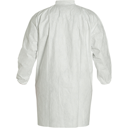 Dupont Personal Protection TY211S-MD Lab Coat, Tyvek&reg; 400, White, Medium