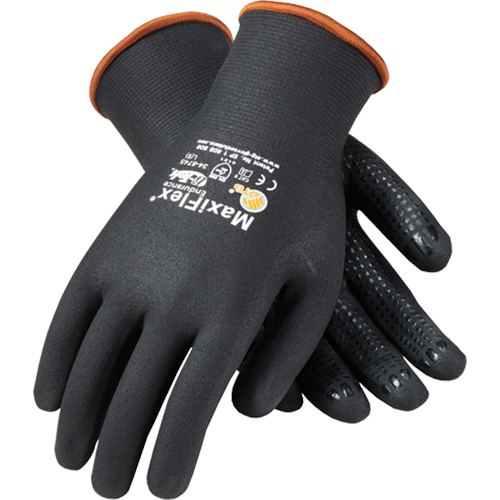PIP Global Safety GP348745/S Gants ATG MaxiFlex Endurance 34-8745, 7/Petit, R&ecirc;vetement Mousse de nitrile, Calibre 15, Enveloppe en Nylon