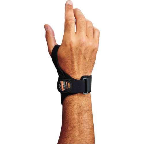 Ergodyne 70244 Support de poignet l&eacute;ger ProFlex 4020, N&eacute;opr&egrave;ne, Main Gauche, Moyen