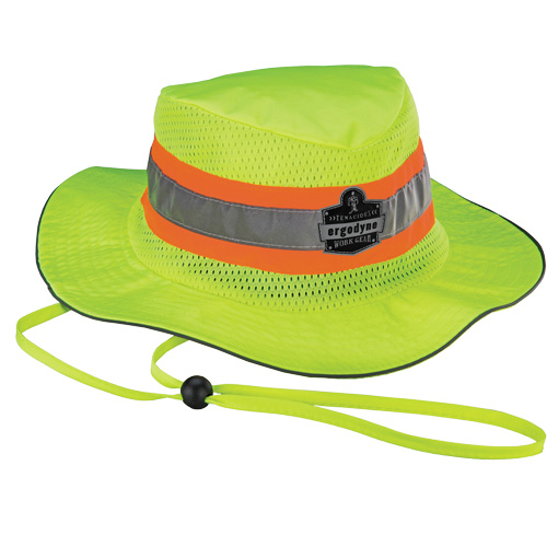 Ergodyne 12590 Chill-Its&reg; 8935CT Evaporative Cooling Ranger Hat, Hi-Vis Lime