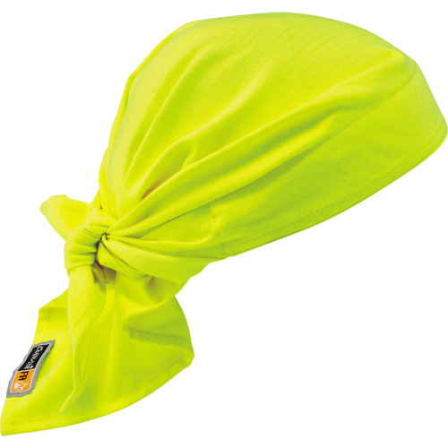 Ergodyne 12621 Chill-Its&reg; 6710FR FR Cooling Triangle Hat, High Visibility Lime-Yellow