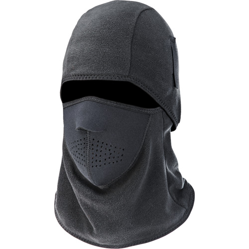 Ergodyne 16827 N-Ferno&reg; 6826 Two-Piece Balaclava, Fleece/Neoprene/Polyester, Black