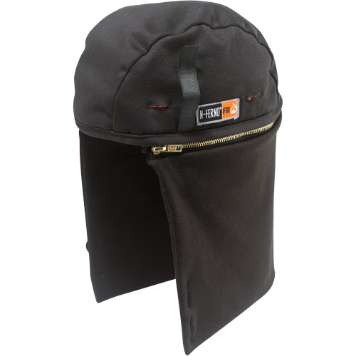 Ergodyne 16885 Coiffe d'hiver FR 2 couches N-Ferno 6880, Noir, Coton/Molleton/Modacrylique