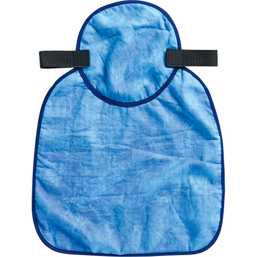 Ergodyne 12596 Tampon et voile pour le cou refroidissants pour casque de s&eacute;curit&eacute; Chill-Its 6717CT, Bleu