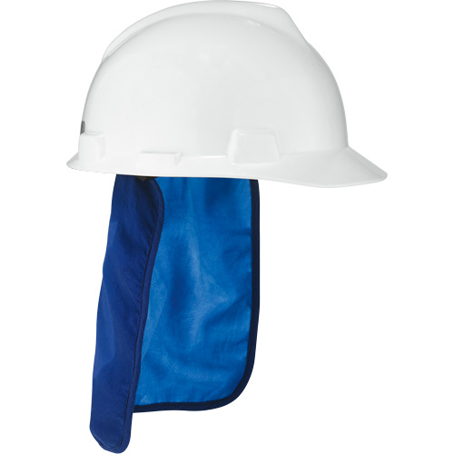 Ergodyne 12596 Tampon et voile pour le cou refroidissants pour casque de s&eacute;curit&eacute; Chill-Its 6717CT, Bleu