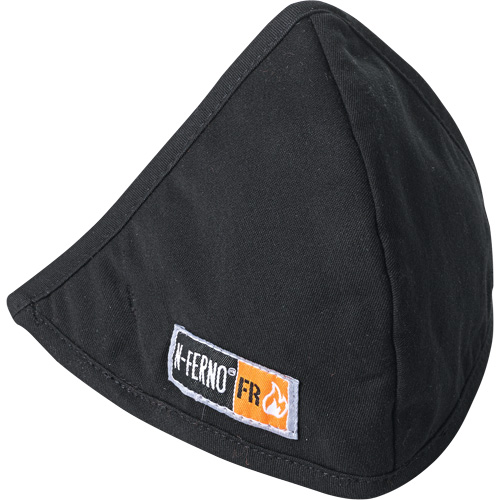 Ergodyne 16872 Masque pour coiffe d'hiver FR 2 couches N-Ferno 6872, Noir, Coton/Molleton/Modacrylique