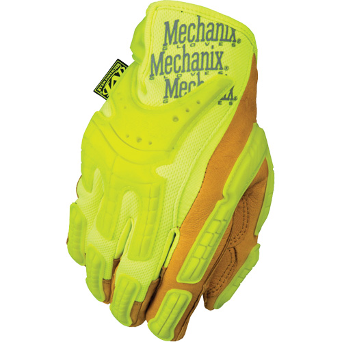 Mechanix Wear CG40-91-011 High-Visibility Heavy-Duty Mechanic's Impact Gloves, Synthetic Palm, Size X-Large/11