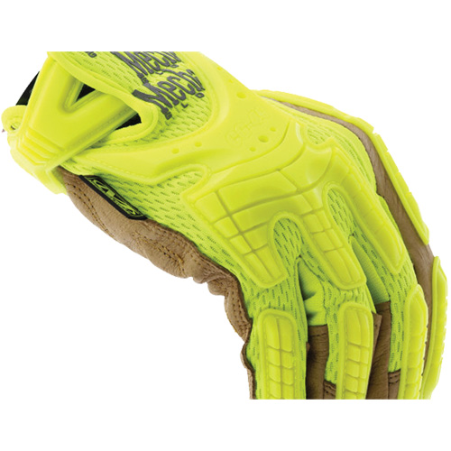 Mechanix Wear CG40-91-011 High-Visibility Heavy-Duty Mechanic's Impact Gloves, Synthetic Palm, Size X-Large/11