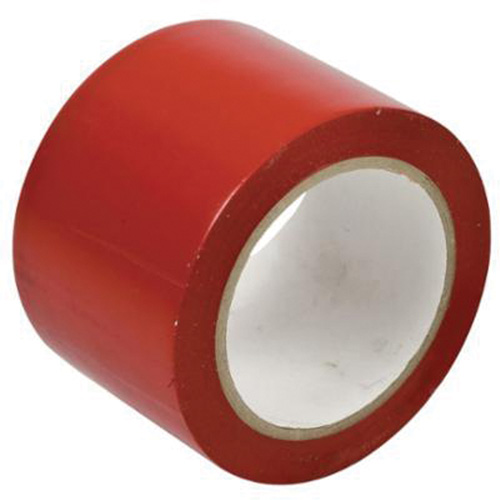 Brady 58251 Ruban de marquage pour planchers, 3" x 108', Vinyle, Rouge