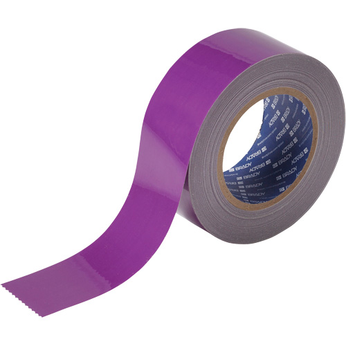 Brady 134086 Ruban de marquage pour planchers ToughStripe, 2" x 100', Polyester, Mauve