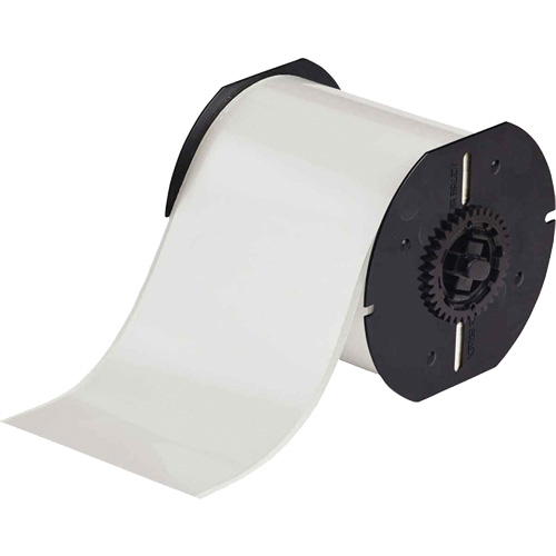 Brady B30C-4000-595-CL Indoor-Outdoor Label Printer Tape, Vinyl, Clear, 4" Width