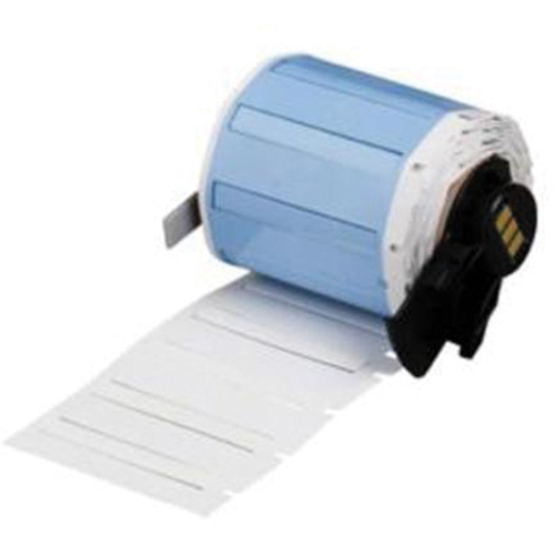 Brady M6-125-175-342-WT PermaSleeve&reg; Heat Shrink Wire & Cable Labels, Polyolefin, 1.75" L x 0.235" H, White