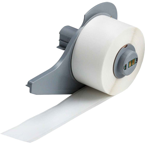 Brady M7C-1000-529 Ruban pour impression d'&eacute;tiquettes int&eacute;rieures, Polypropyl&egrave;ne, Blanc, Largeur de 1"