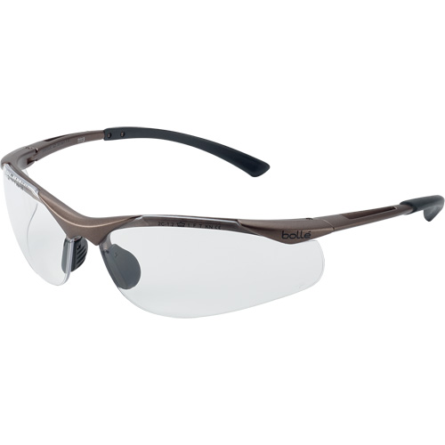 Bollé Safety CONTPSI Lunettes de s&eacute;curit&eacute; Contour, Lentille Transparent, Antibu&eacute;e/Anti-&eacute;gratignures