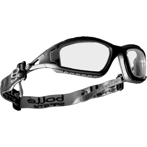 Bollé Safety TRACPSI Tracker Safety Glasses, Clear Lens, Anti-Fog/Anti-Scratch, Meets/Exceeds CSA Z94.3