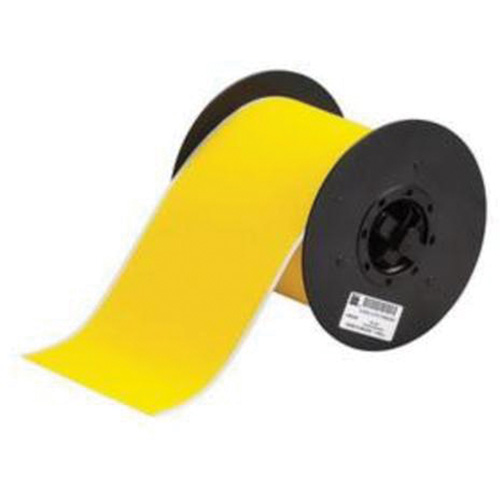 Brady B30C-4000-855-YL Ruban pour imprimante ToughWash, Polyester, Jaune, Largeur de 4"