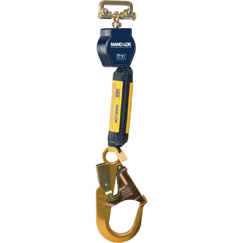 3M DBI Sala Protection Contre Les Chutes 3101232 C&acirc;ble de s&eacute;curit&eacute; autor&eacute;tractable Nano-Lok, 6', Sangles, Pivotant