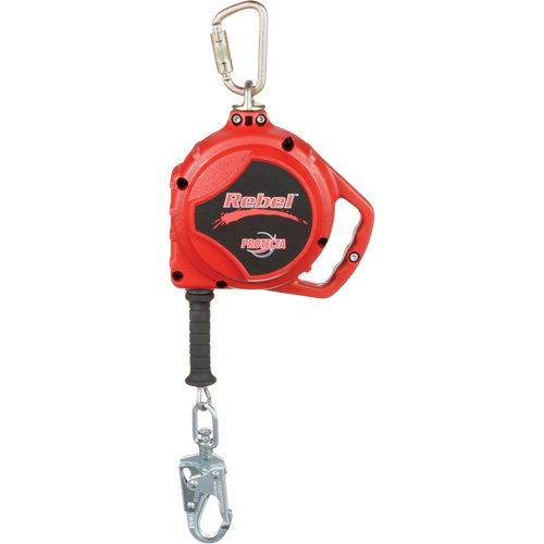 3M Protecta Protection Contre Les Chutes 3590512 Cordage de s&eacute;curit&eacute; autor&eacute;tractable Rebel, 33', Acier galvanis&eacute;, Pivotant