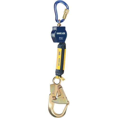 3M DBI Sala Protection Contre Les Chutes 3101247 C&acirc;ble de s&eacute;curit&eacute; autor&eacute;tractable Nano-Lok, 6', Dyneema, Pivotant