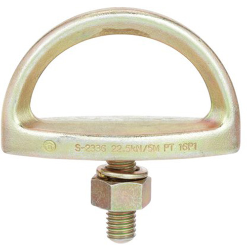 3M Protecta Fall Protection AN112C Anchorage Connector, D-Ring, Permanent Use