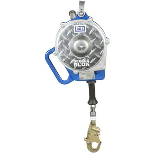 3M DBI Sala Fall Protection 3400850C Sealed Blok Self-Retracting Lifeline, 30', Stainless Steel, Swivel