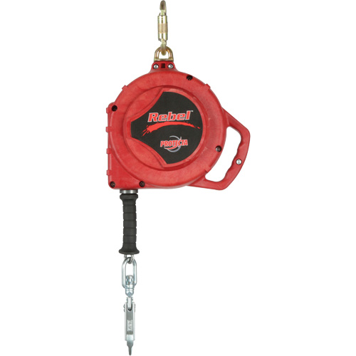 3M Protecta Protection Contre Les Chutes 3590553 Cordage de s&eacute;curit&eacute; autor&eacute;tractable Rebel, 50', Acier inoxydable, Pivotant