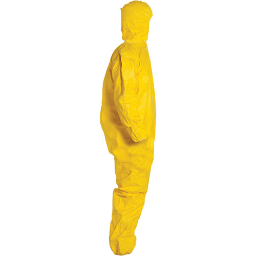Dupont Personal Protection QC127T-MD Hooded Coveralls, Tychem&reg; 2000, Medium, Yellow