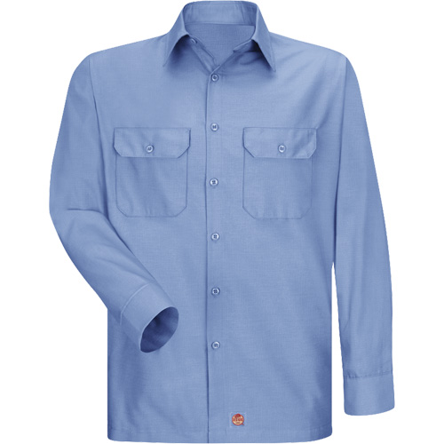 Red Kap SY50LB-RG-XXL Chemise &agrave; manches longues en tissu ind&eacute;chirable, Hommes, 2T-Grand, Bleu