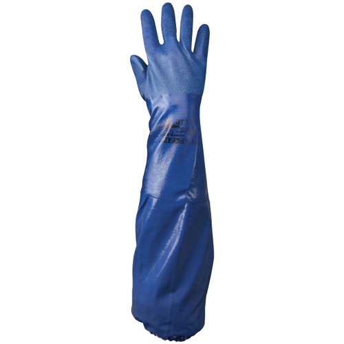 Showa NSK26-10 Gants NSK26, Taille Grand/10, 26" lo, Nitrile, Doublure en Jersey de coton, 48-mil