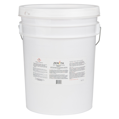 Produits de sécurité Zenith SFM471 Neutralisant absorbant, Sec, 20 kg, Acide