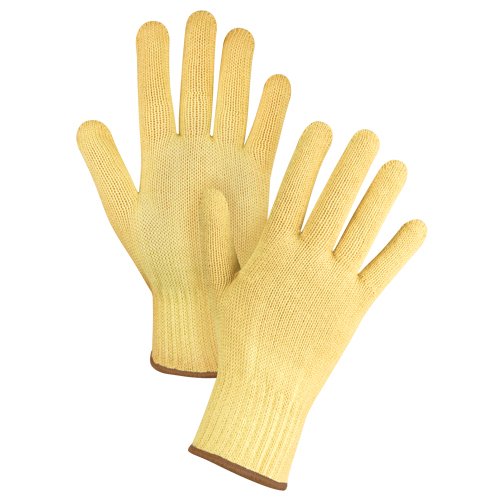 Produits de sécurité Zenith SFP794 Gants tricot&eacute;s sans couture, Taille Grand/9, Calibre 7, Enveloppe en Kevlar, ASTM ANSI niveau A2/EN 388 niveau 3