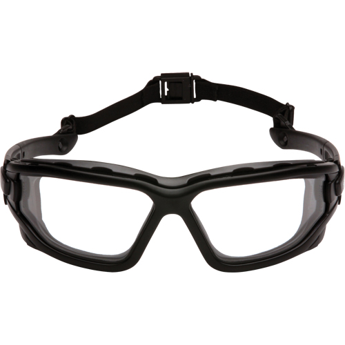 Pyramex SB7010SDT I-Force Safety Glasses, Clear Lens, Anti-Fog/Anti-Scratch, ANSI Z87+/Meets/Exceeds CSA Z94.3