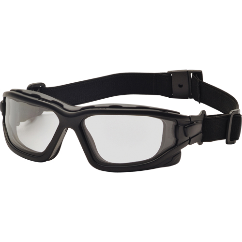 Pyramex SB7010SDT I-Force Safety Glasses, Clear Lens, Anti-Fog/Anti-Scratch, ANSI Z87+/Meets/Exceeds CSA Z94.3
