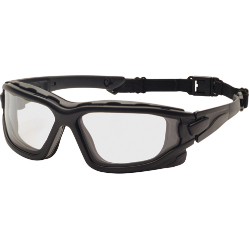 Pyramex SB7010SDT I-Force Safety Glasses, Clear Lens, Anti-Fog/Anti-Scratch, ANSI Z87+/Meets/Exceeds CSA Z94.3