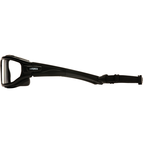 Pyramex SB7010SDT I-Force Safety Glasses, Clear Lens, Anti-Fog/Anti-Scratch, ANSI Z87+/Meets/Exceeds CSA Z94.3