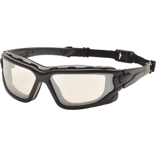 Pyramex SB7080SDT I-Force Safety Glasses, Indoor/Outdoor Mirror Lens, Anti-Fog/Anti-Scratch, ANSI Z87+/Meets/Exceeds CSA Z94.3
