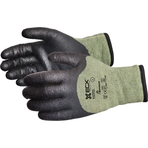 Superior Glove Works Ltd. SCXTAPVC-M Emerald CX&reg; Cut-Resistant Gloves, 8/Medium, 13 Gauge, PVC Coated, EN 388 Level 4